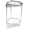 Wire Corner Double Shower Basket